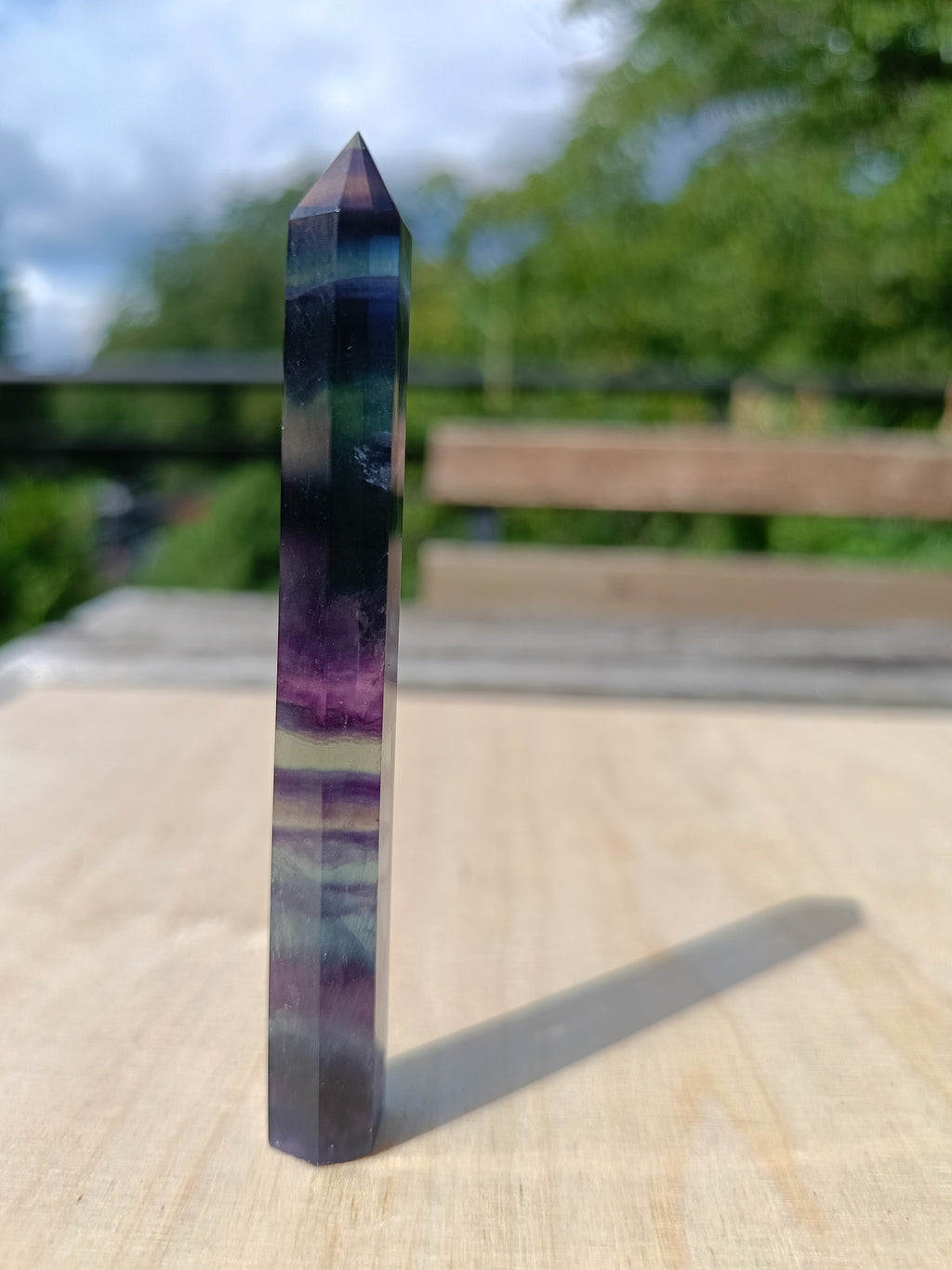 Obelisk z Fluorytu